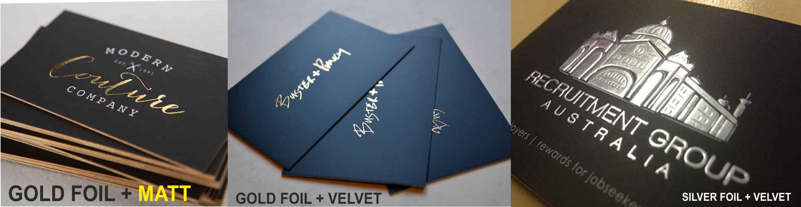 Premium gold silver matt velvet Visiting Card Printing in Jodhpur